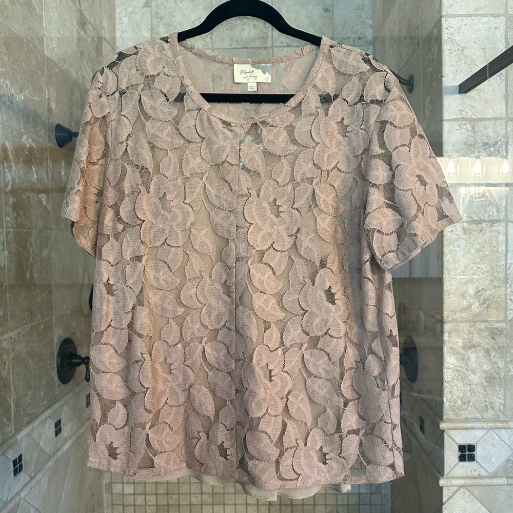 Elizabeth and James Lace Top